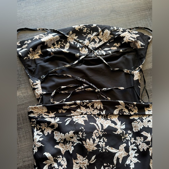 M^BLE Satin Summer Midi Dress NWT - Picture 11 of 13